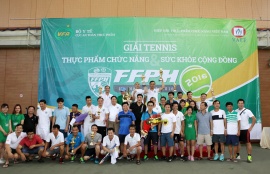 Sôi động giải Tennis Thực phẩm chức năng vì sức khỏe cộng đồng