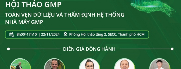 Mời tham dự Hội thảo GMP 2024
