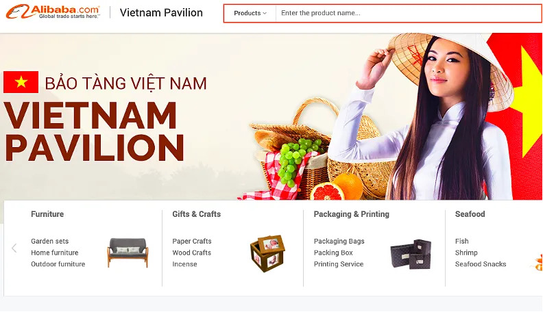 Cơ hội vàng cho doanh nghiệp TPCN Việt tham gia Gian hàng Quốc gia trên Alibaba.com